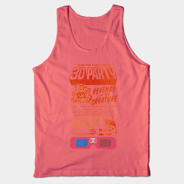 Have a 3D Party Tank Top by MonsterKidRadio